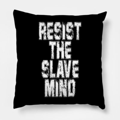 Resist The Slave Mind Andrew Tate Throw Pillow Official Andrew-Tate Merch