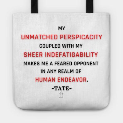 My Unmatched Perspicacity Hustler And Entrepreneur Tote Official Andrew-Tate Merch