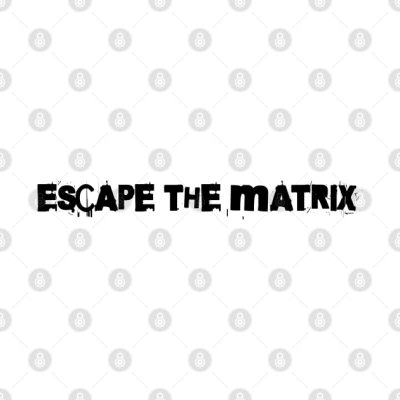 Escape The Matrix Throw Pillow Official Andrew-Tate Merch