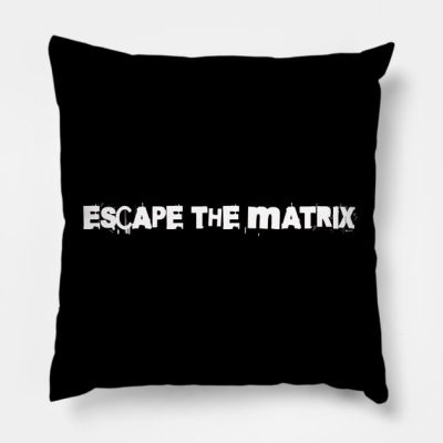 Escape The Matrix Throw Pillow Official Andrew-Tate Merch