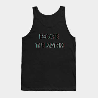 Escape The Matrix Glitched Design Tank Top Official Andrew-Tate Merch