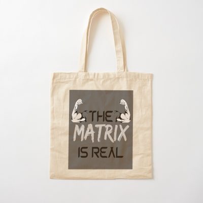 The Matrix Is Real Tote Bag Official Andrew-Tate Merch