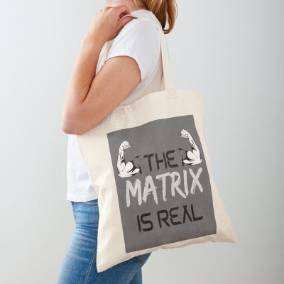 The Matrix Is Real Tote Bag Official Andrew-Tate Merch