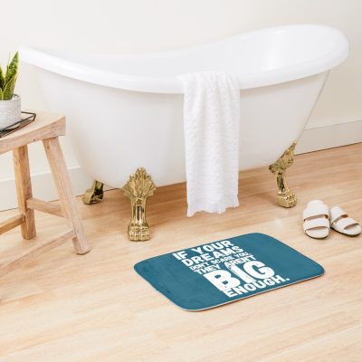 Big Dreams. Christmas Frame. New Year. Motivation Bath Mat Official Andrew-Tate Merch