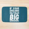 Big Dreams. Christmas Frame. New Year. Motivation Bath Mat Official Andrew-Tate Merch