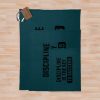 Discipline Is The Key To Sucess Inspirational Quote Throw Blanket Official Andrew-Tate Merch