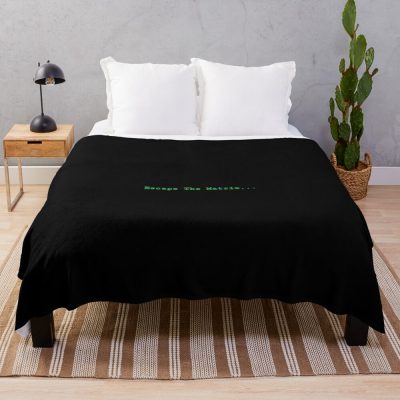 Escape The Matrix Throw Blanket Official Andrew-Tate Merch