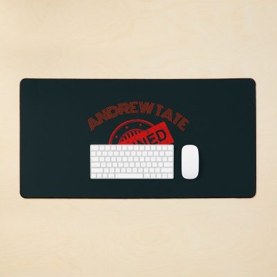 Andrew Tate Banned Long Mouse Pad Official Andrew-Tate Merch