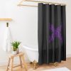 Escape Matrix Neon Purple Shower Curtain Official Andrew-Tate Merch