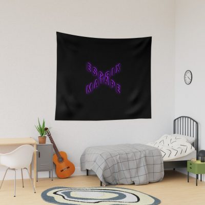 Escape Matrix Neon Purple Tapestry Official Andrew-Tate Merch