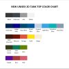 tank top color chart - Andrew Tate Shop